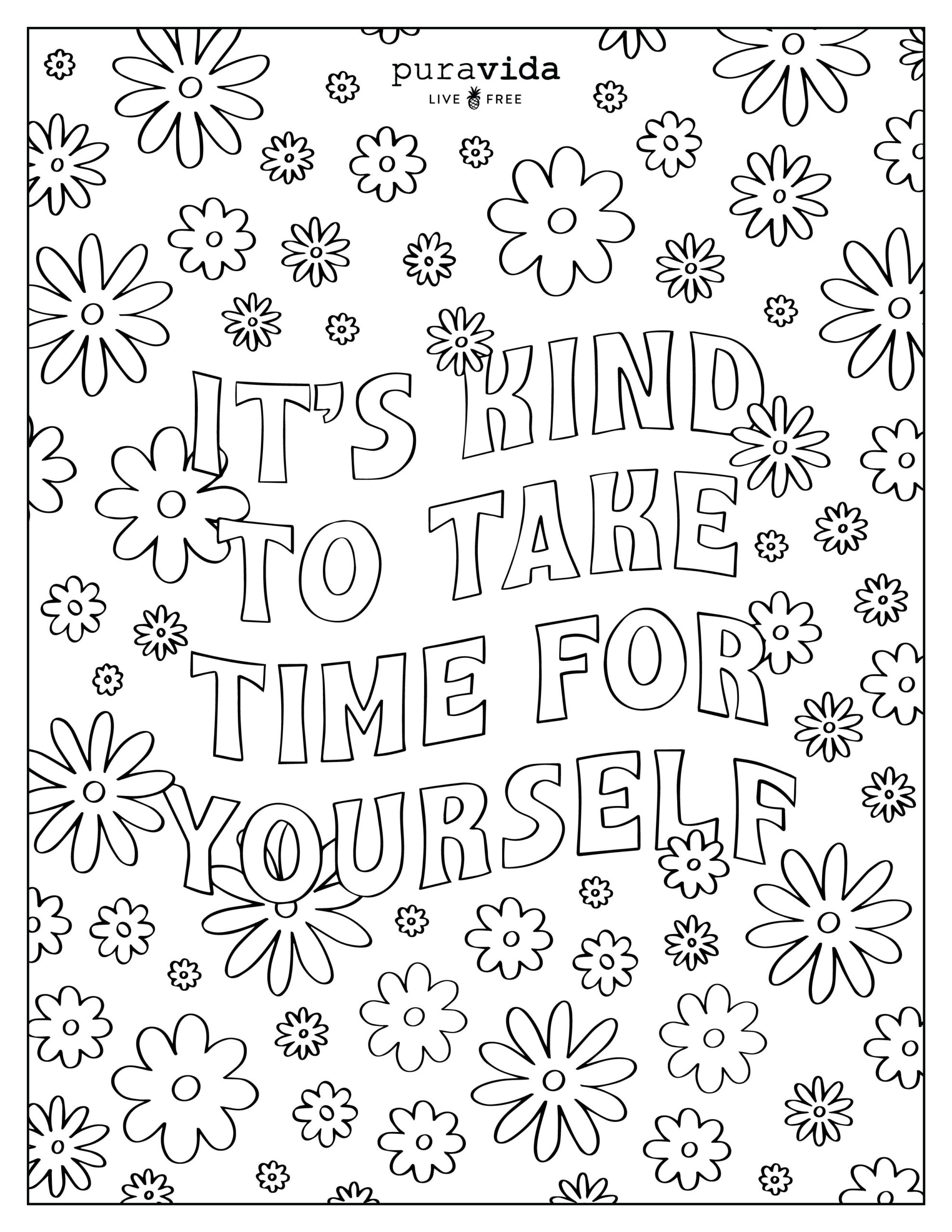 Enhance Mental Health With Coloring Pages | Free Templates